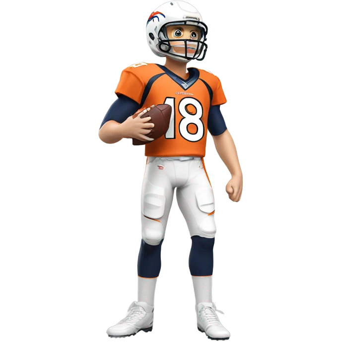 Bo Nix on the Denver Broncos emoji