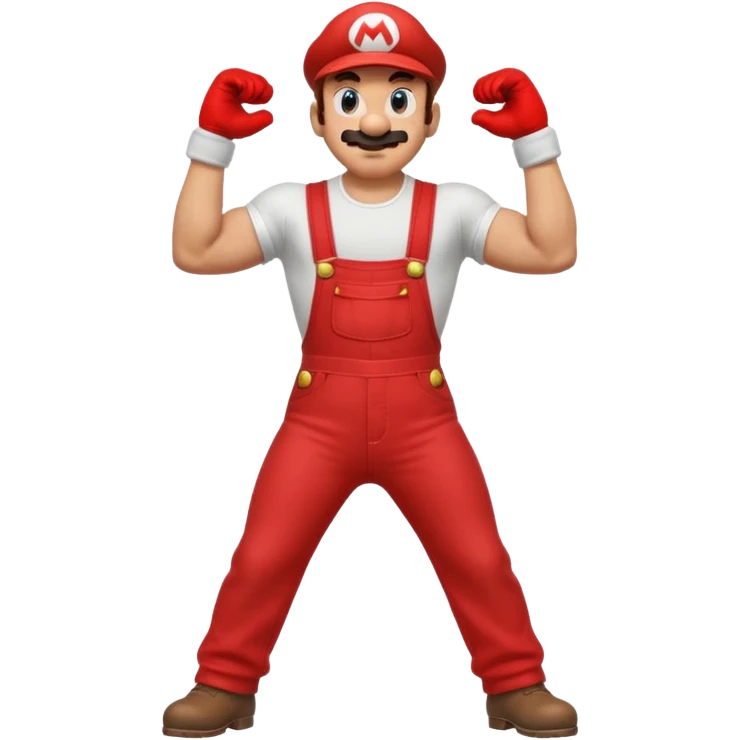mario with buttcheeks twerk emoji