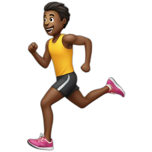 running emoji