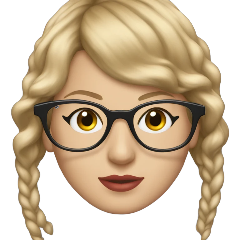 Taylor Swift glasses  emoji