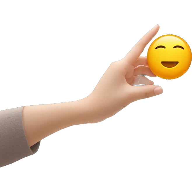 ado asiatique qui tient des clémentines dans ses mains emoji