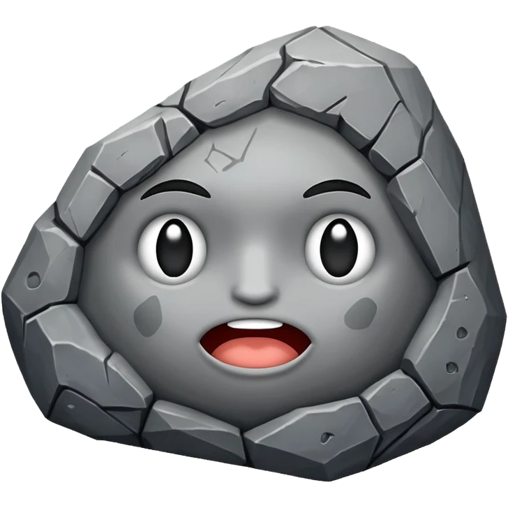 The rock emoji