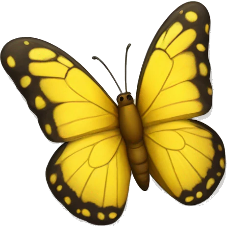 Yellow butterfly  emoji