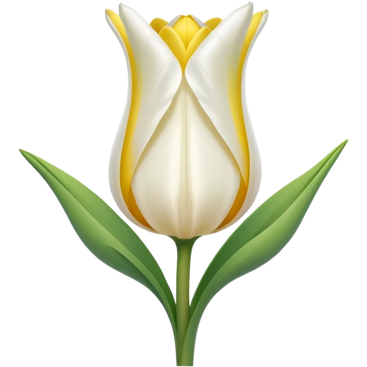 White tulip emoji