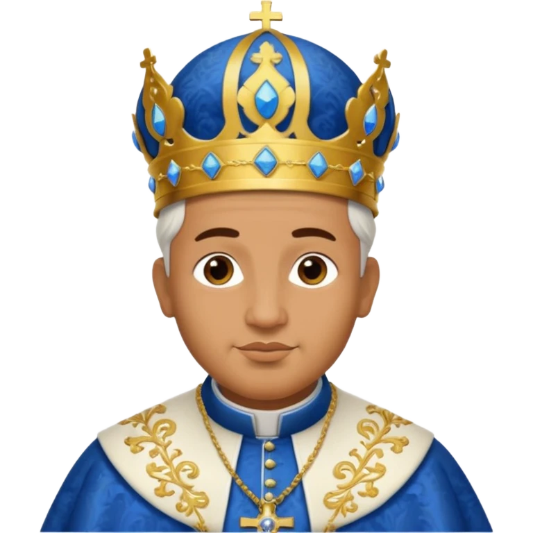 pope royal hat emoji