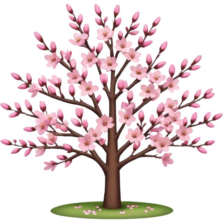 Cherry blossom tree aesthetic emoji