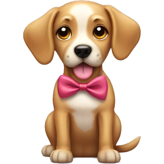 @dog dog dog dog with bow emoji