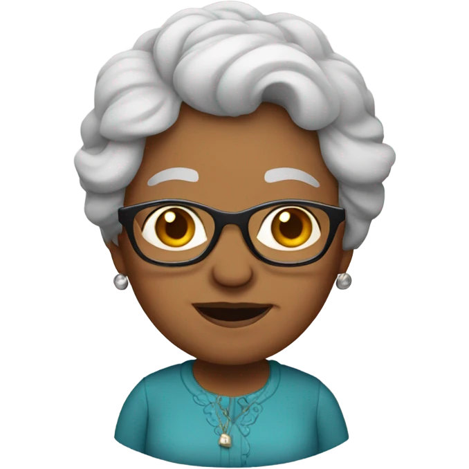 Hip grandma emoji