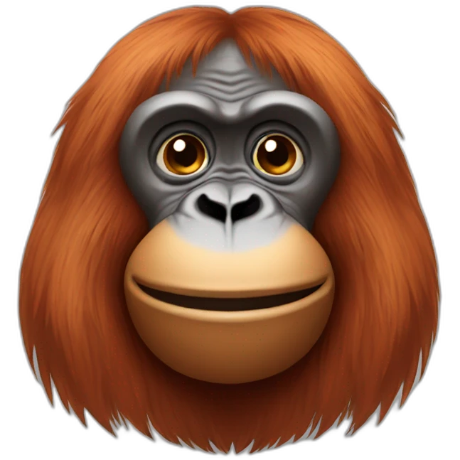 orangutan-with-upper-body emoji