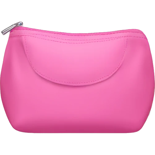 pink cosmetic bag emoji