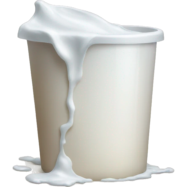 Milk spill emoji