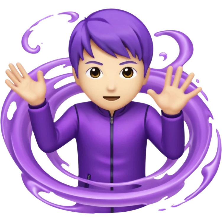 gojo satoru Hollow Purple emoji
