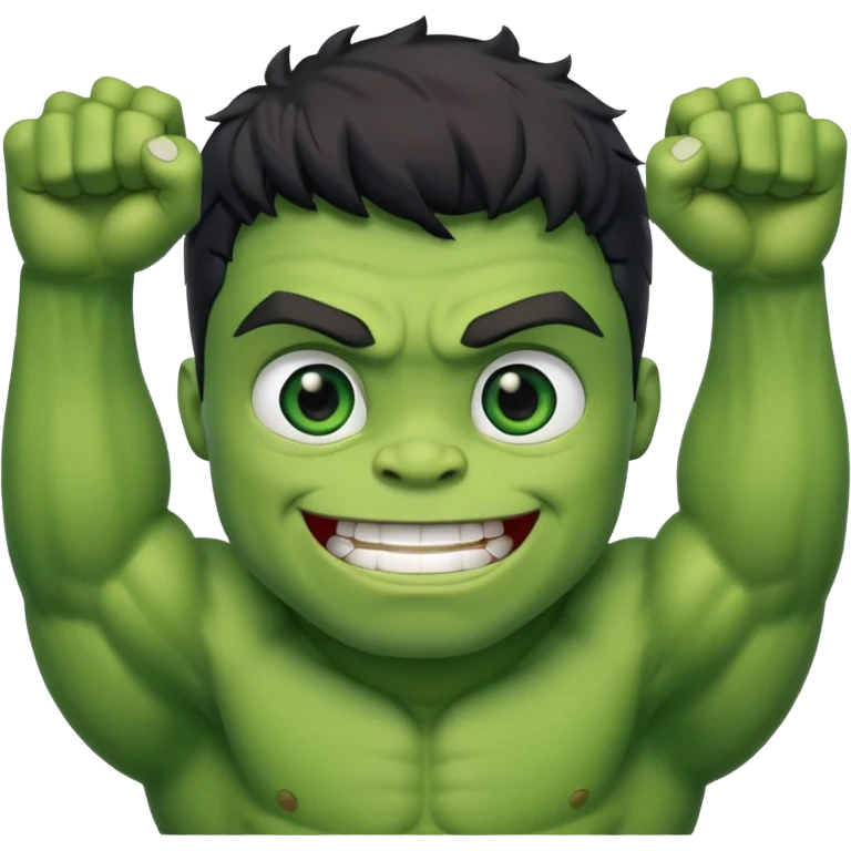 Hulk and its also cute emoji