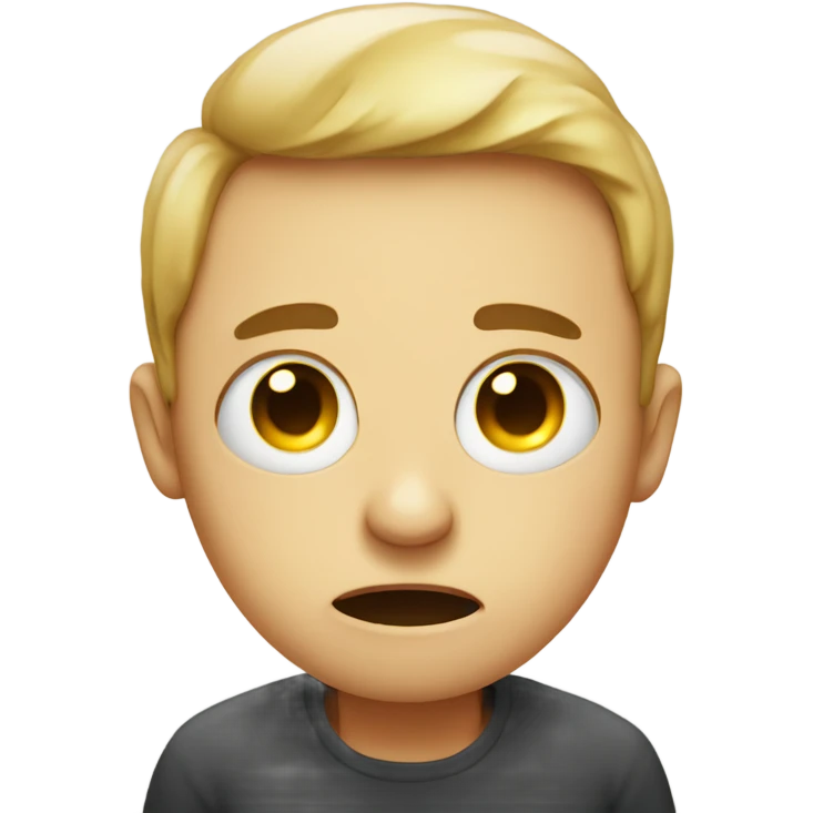 a one eye person crying  emoji