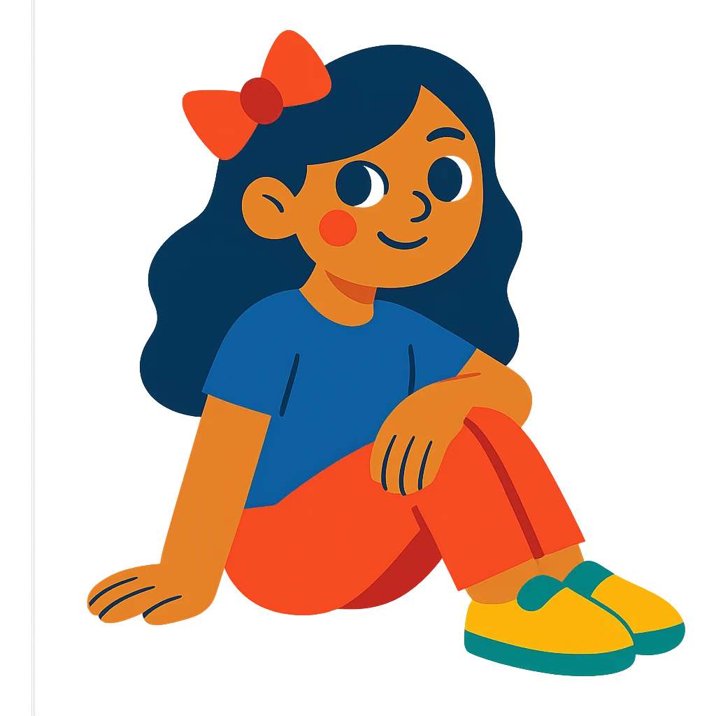 girl sitting down emoji