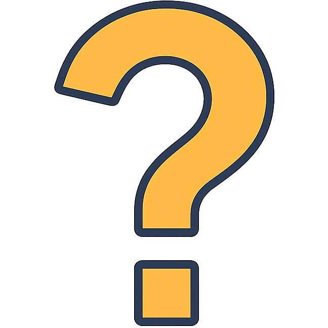 simple modern question mark icon emoji