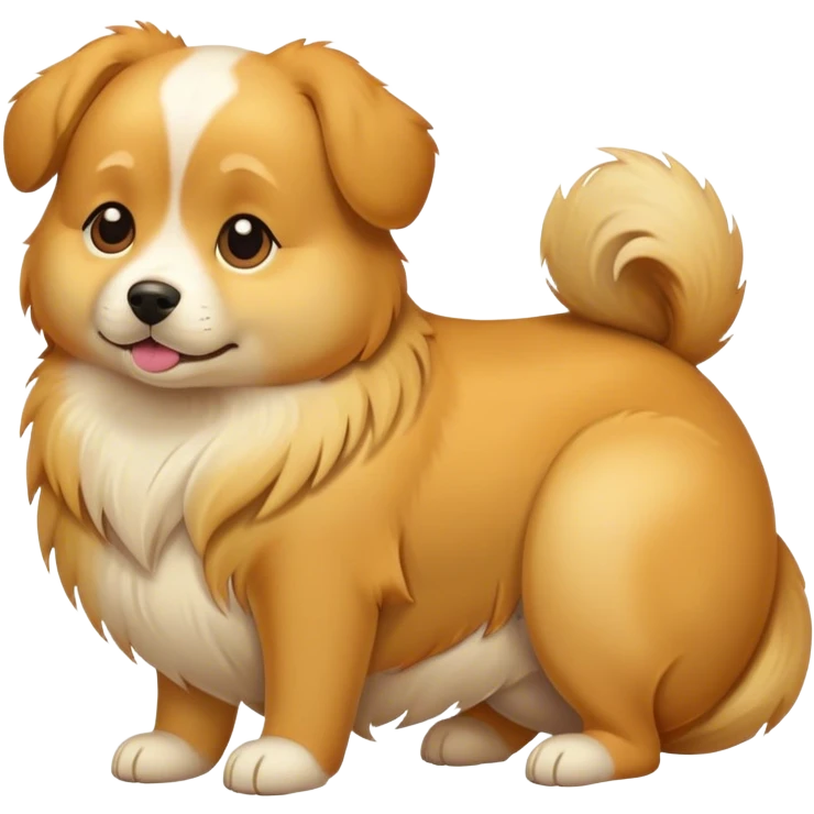 pregnant dog emoji