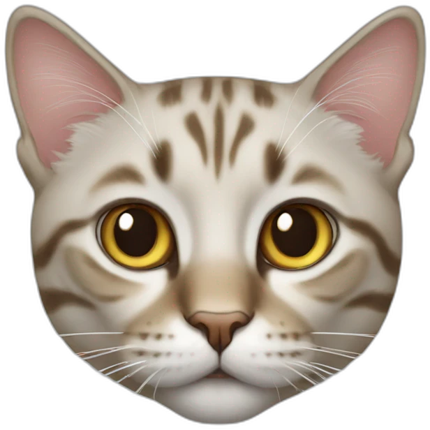 Realistic cat emoji