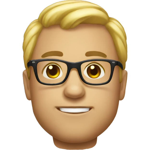 Emoji avec lunettes  emoji