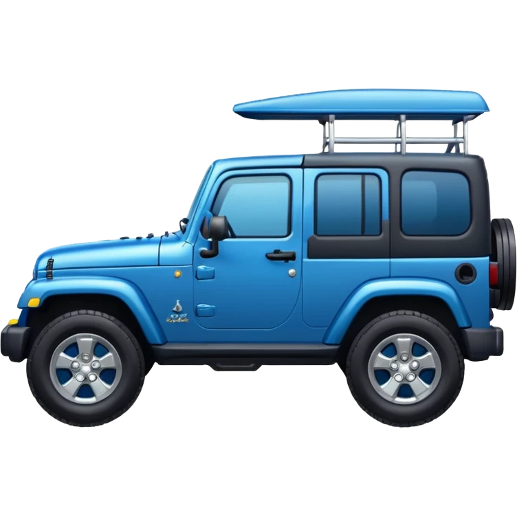 blue jeep emoji
