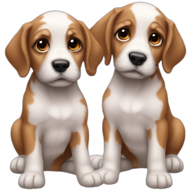 2 cachorros emoji