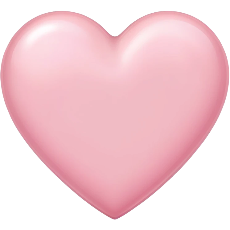 Light pink heart emoji