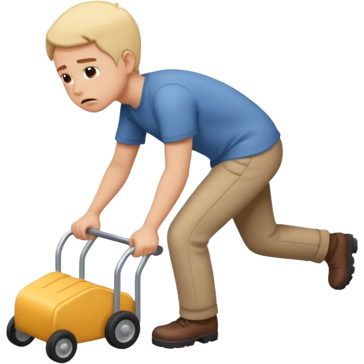 drag your ass (meaning really slow) emoji