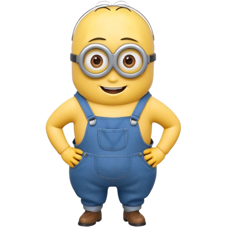 A yellow minion with large round breasts and buttocks  emoji