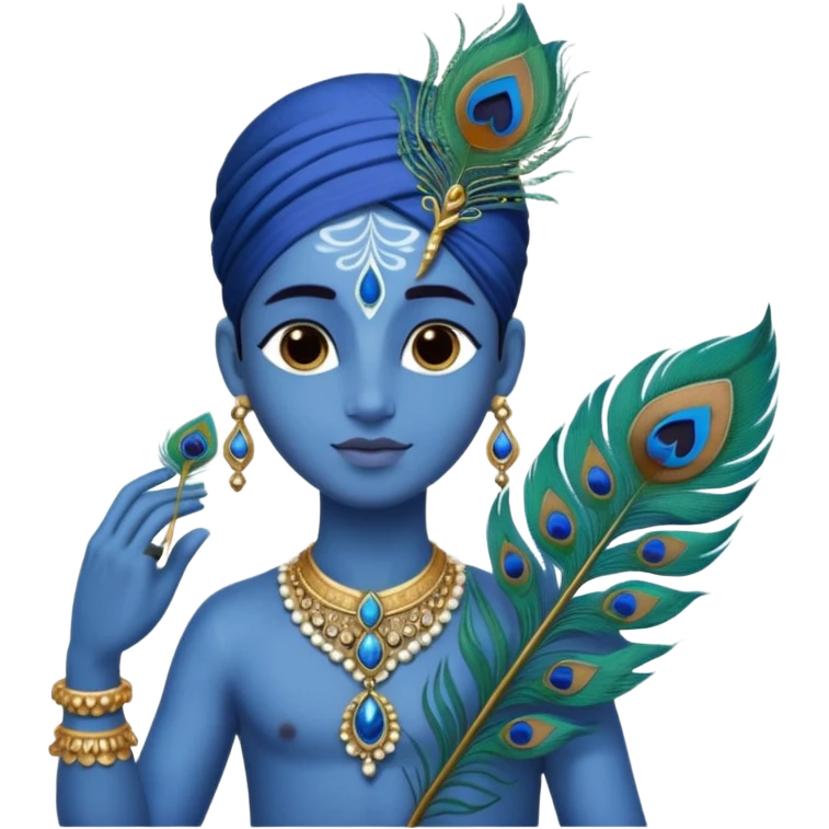 Krishna feather emoji