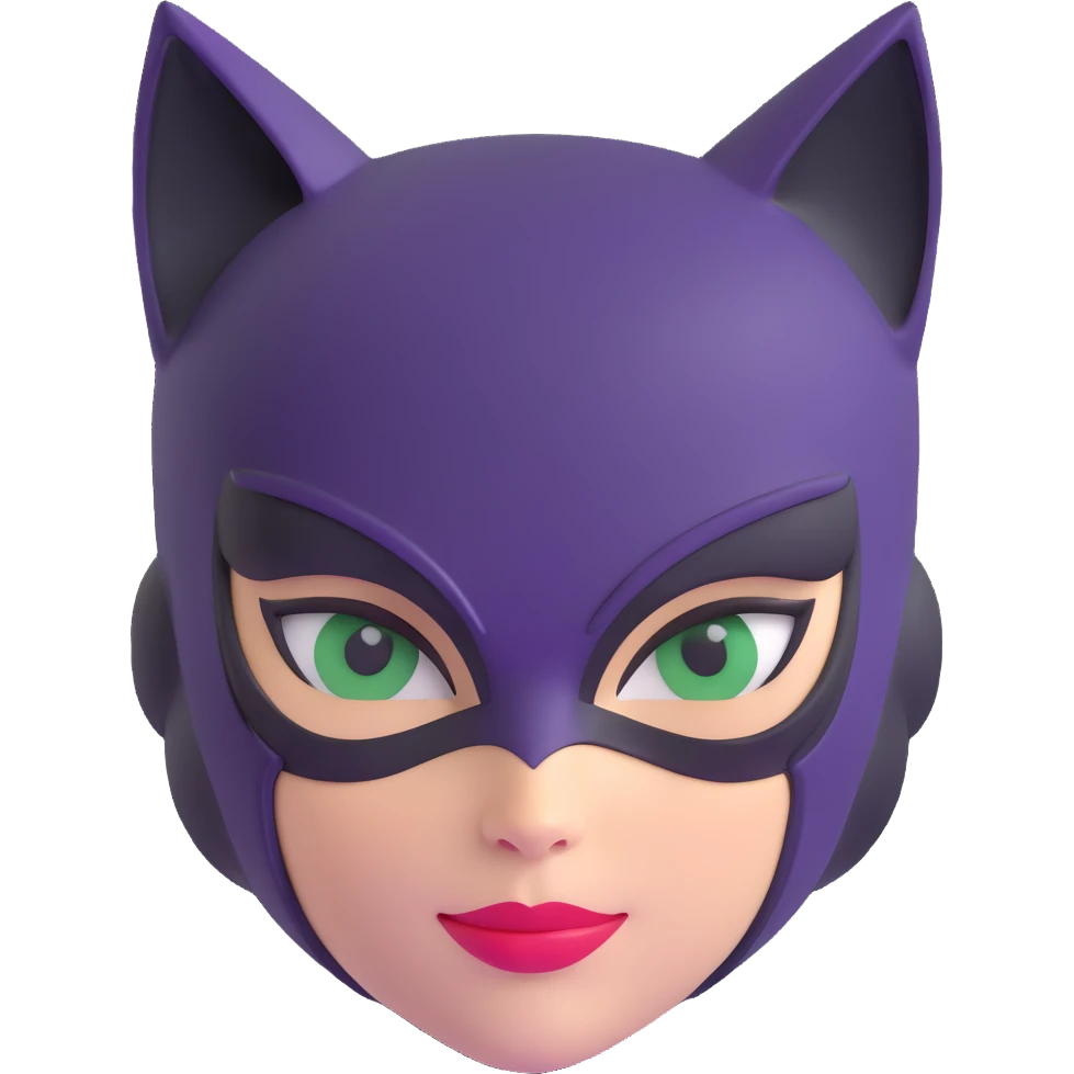 Catwoman face emoji