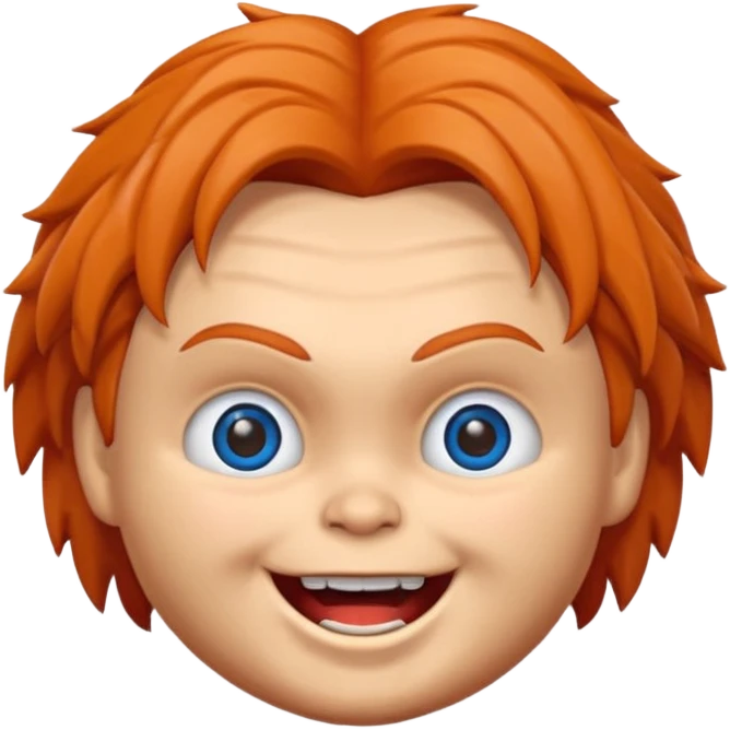 Un emojin de chuky emoji