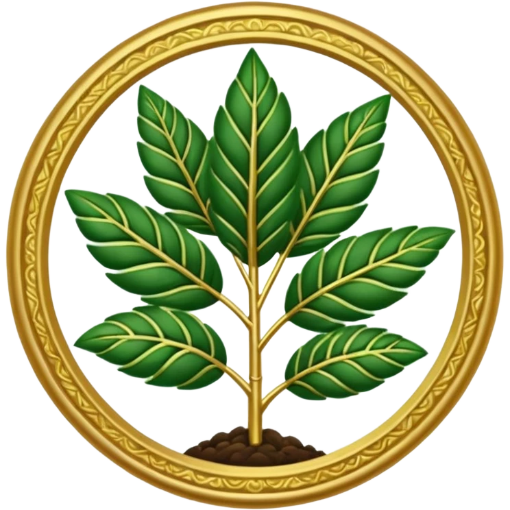 premium plant badge emoji