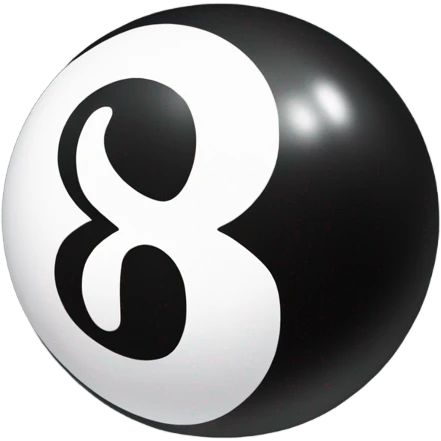 eight ball  emoji