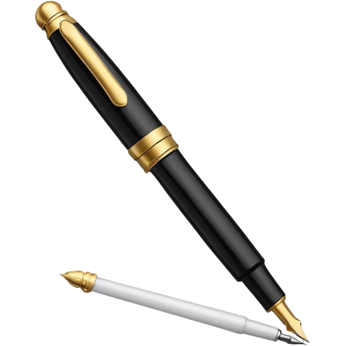Fountain pen with gold nib

 emoji