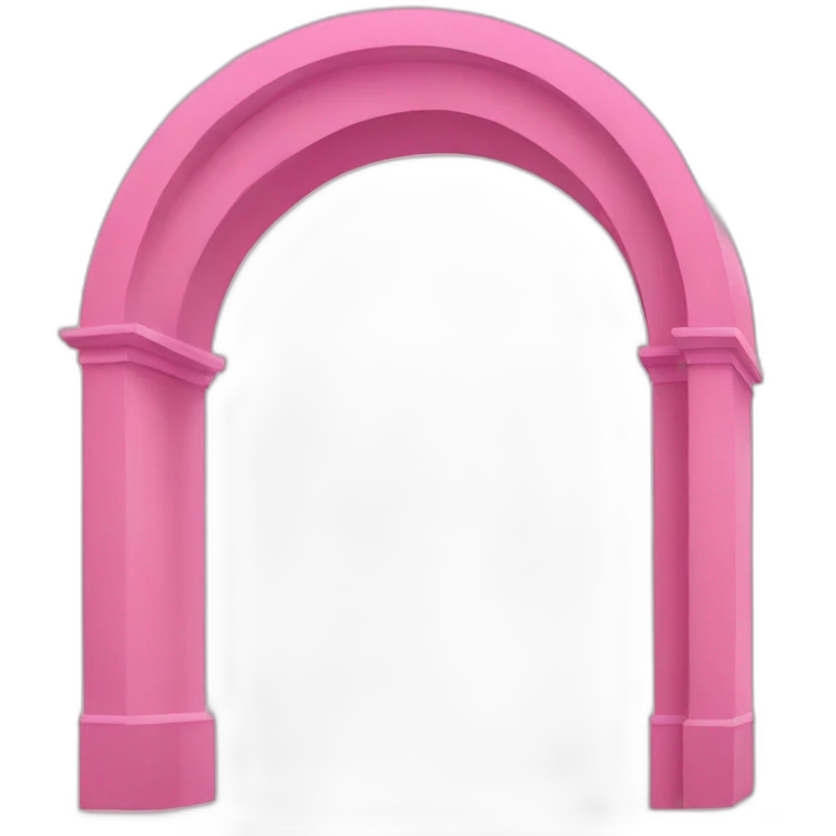 Pink arch emoji