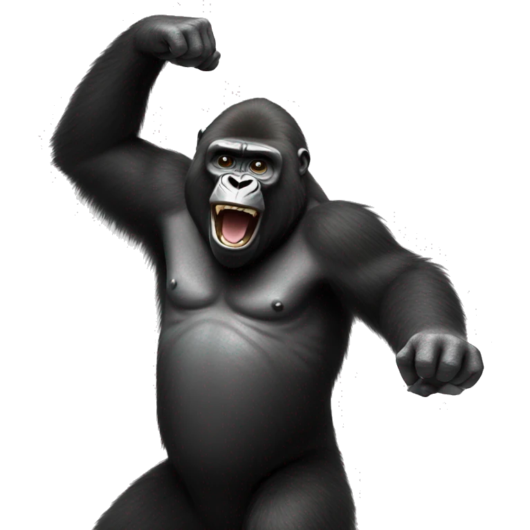 Dancing gorilla emoji