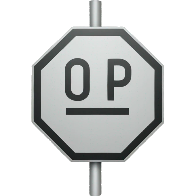 stop sign like in the us emoji