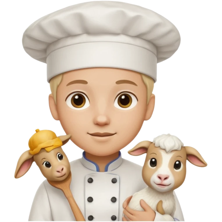 cook white goat emoji