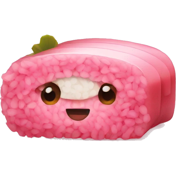 Pink sushi  emoji