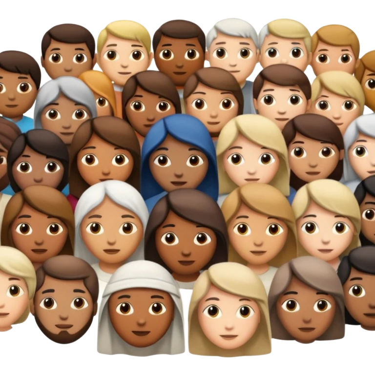 Crowd during Jesus time emoji