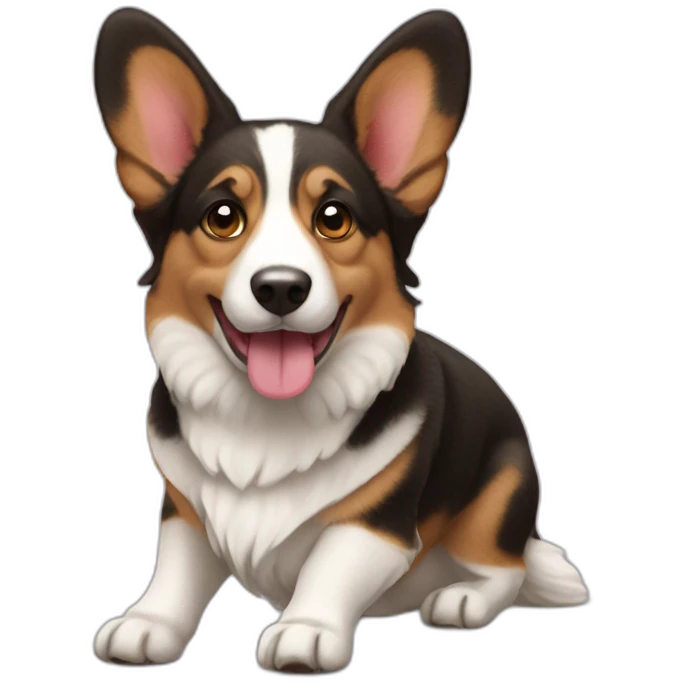 Cardigan welsh corgi emoji