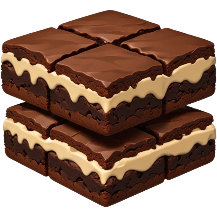 Triple Chocolate Brownie emoji
