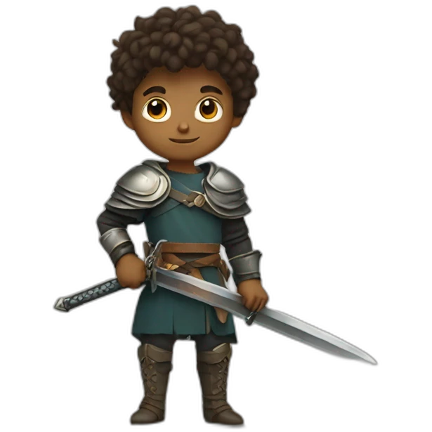 boy with sword emoji