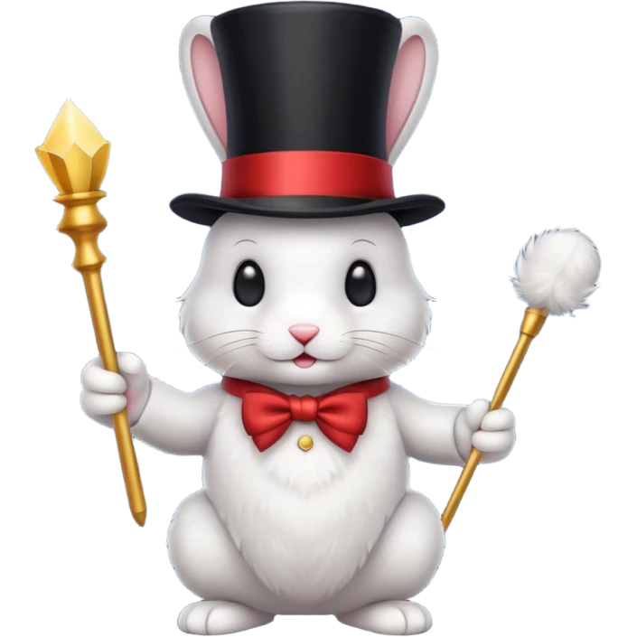 Lapin de magicien emoji