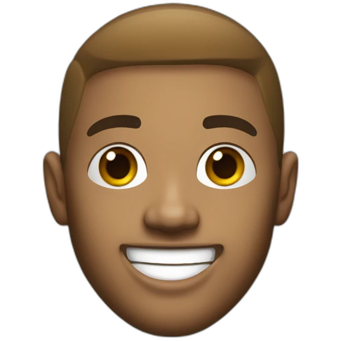 real madrid player jumping big head emoji