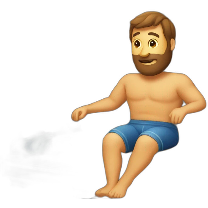 Programmer in the sauna emoji