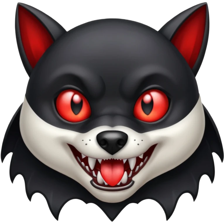 vampire dog emoji