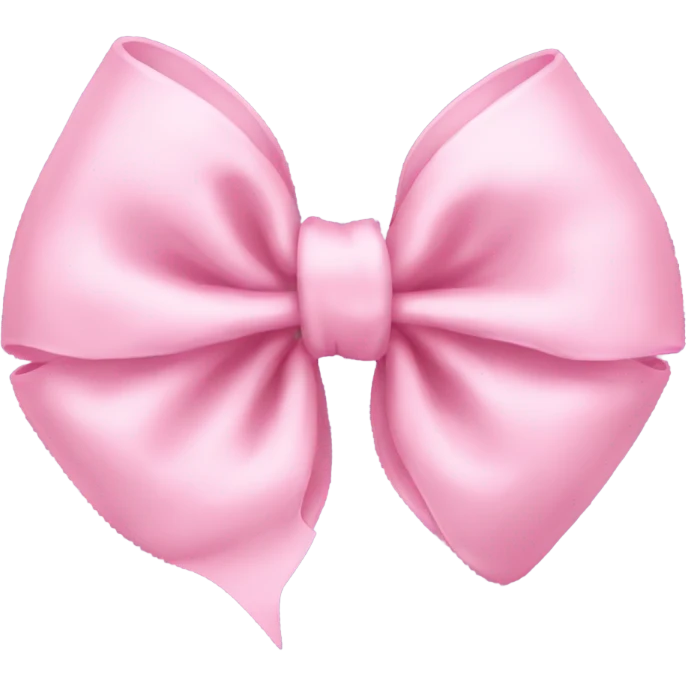 baby pink bow emoji