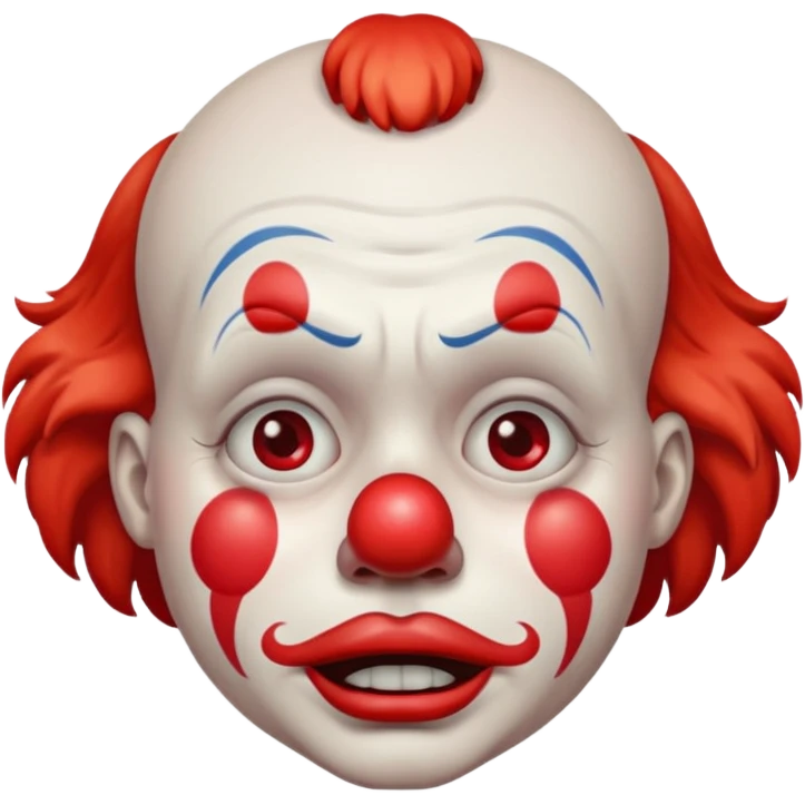 clown sad crying emoji