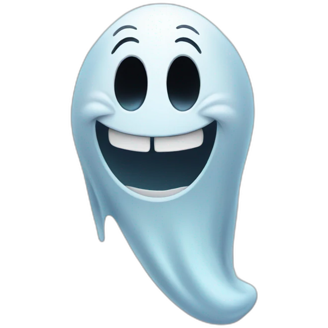 ghost boo laughing emoji